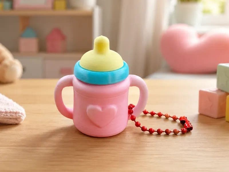 Baby Bottle Charm