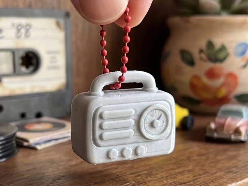 Retro Radio Charm