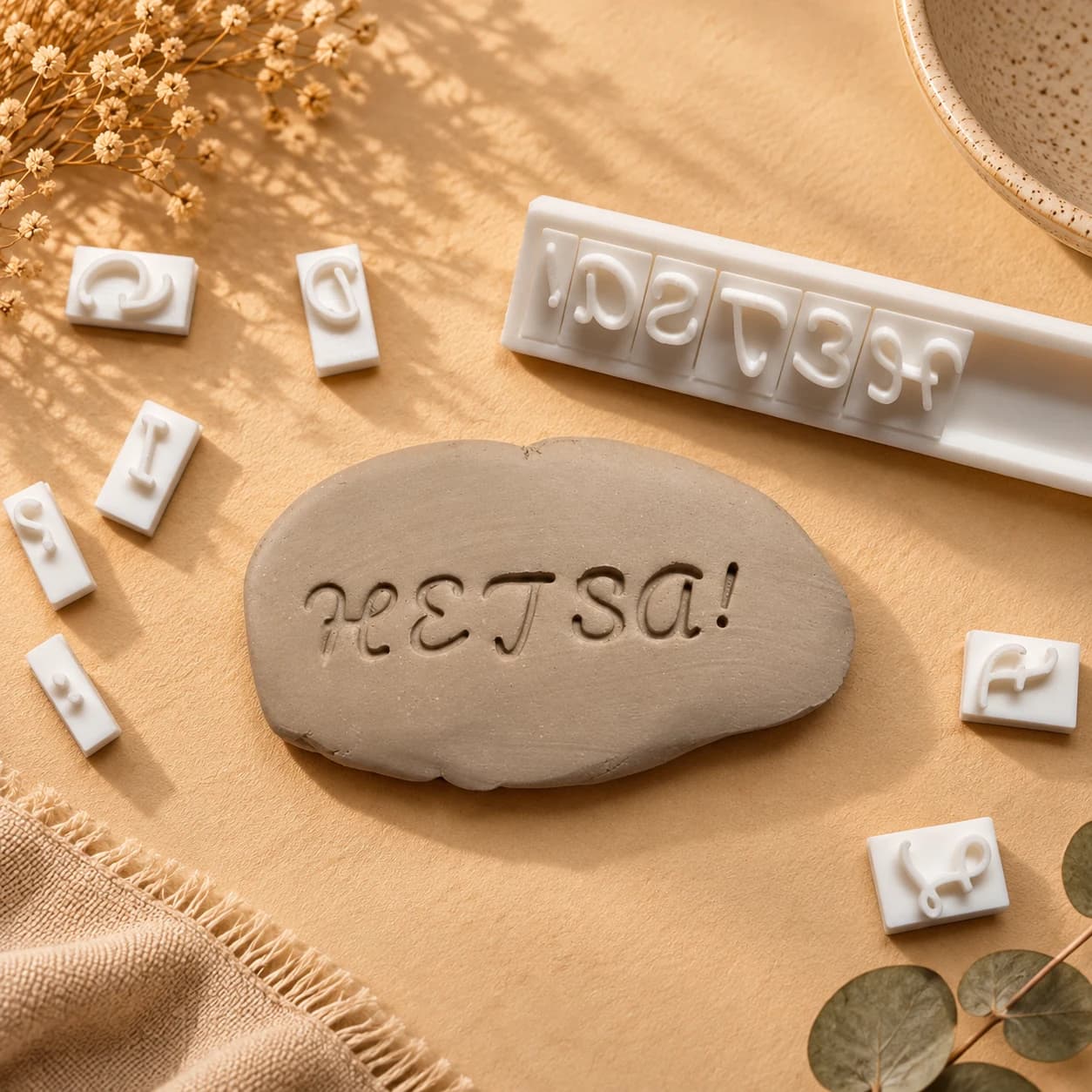 Script Letter Stamps