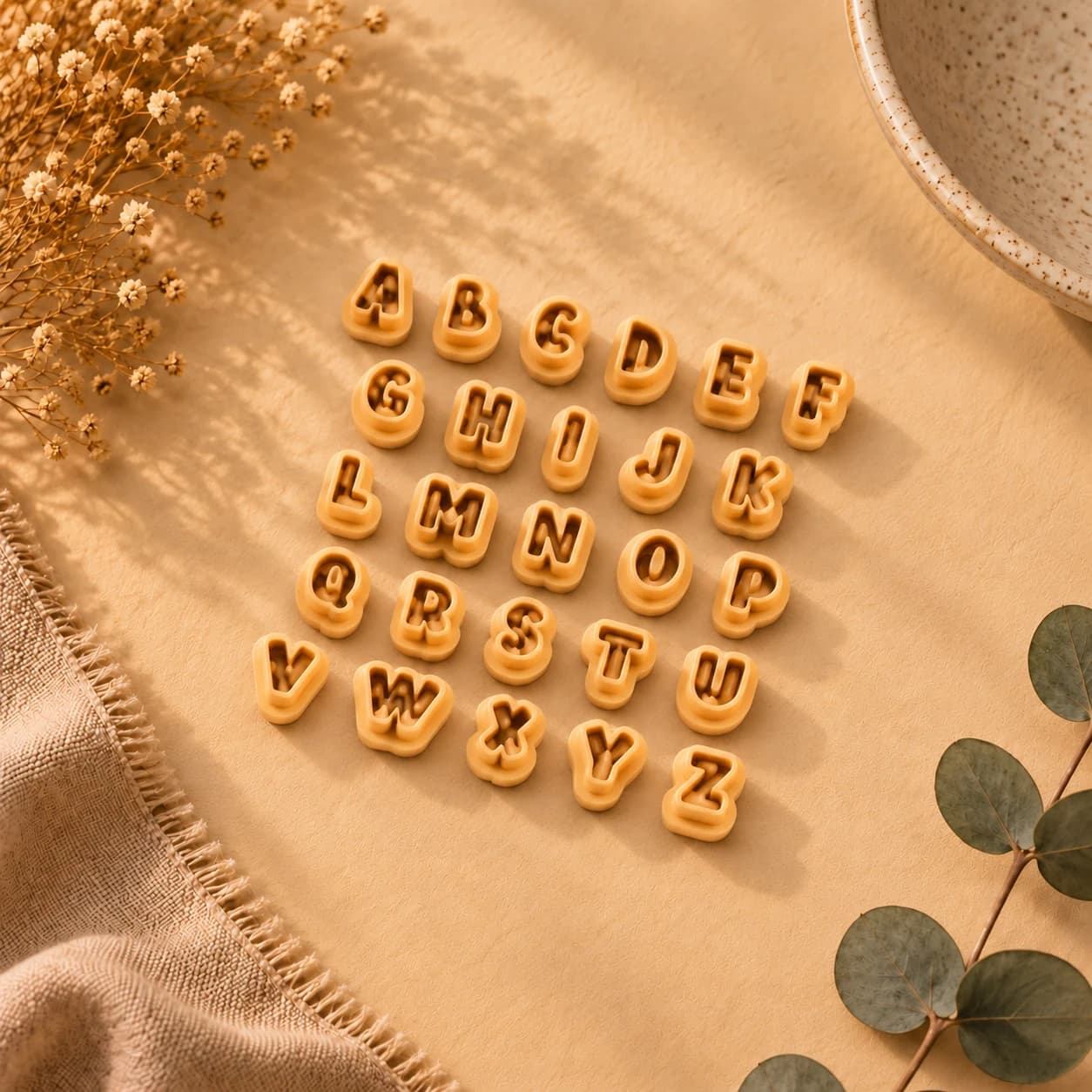 Rounded Alphabet Cutters
