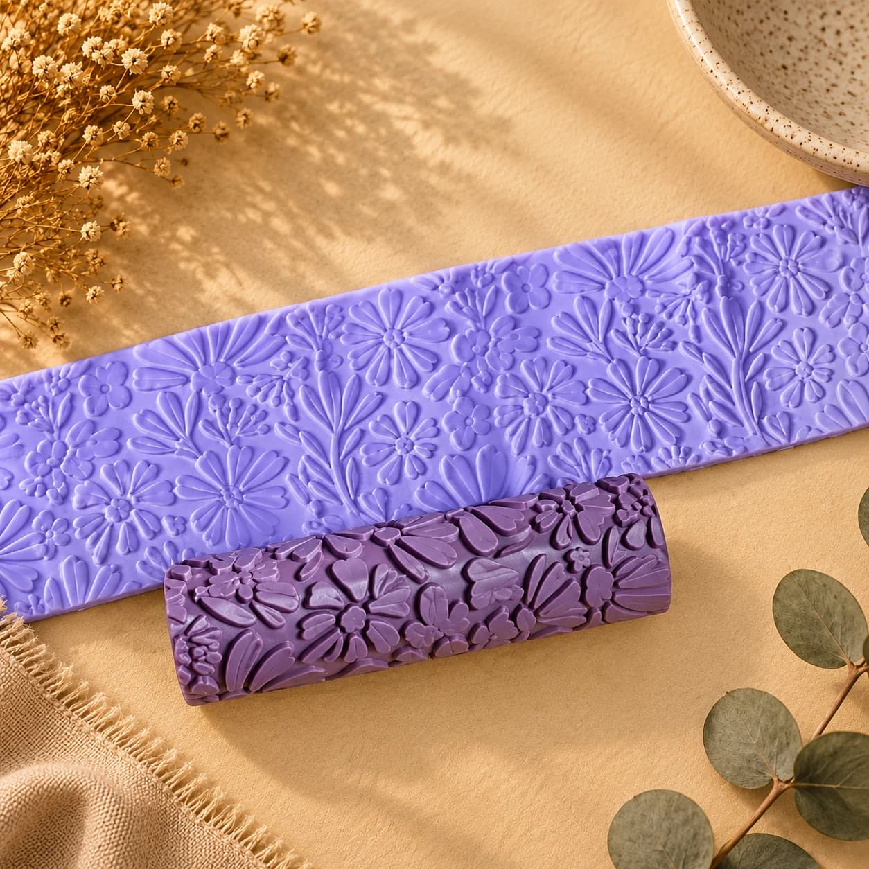 Layered Leaf Texture Roller