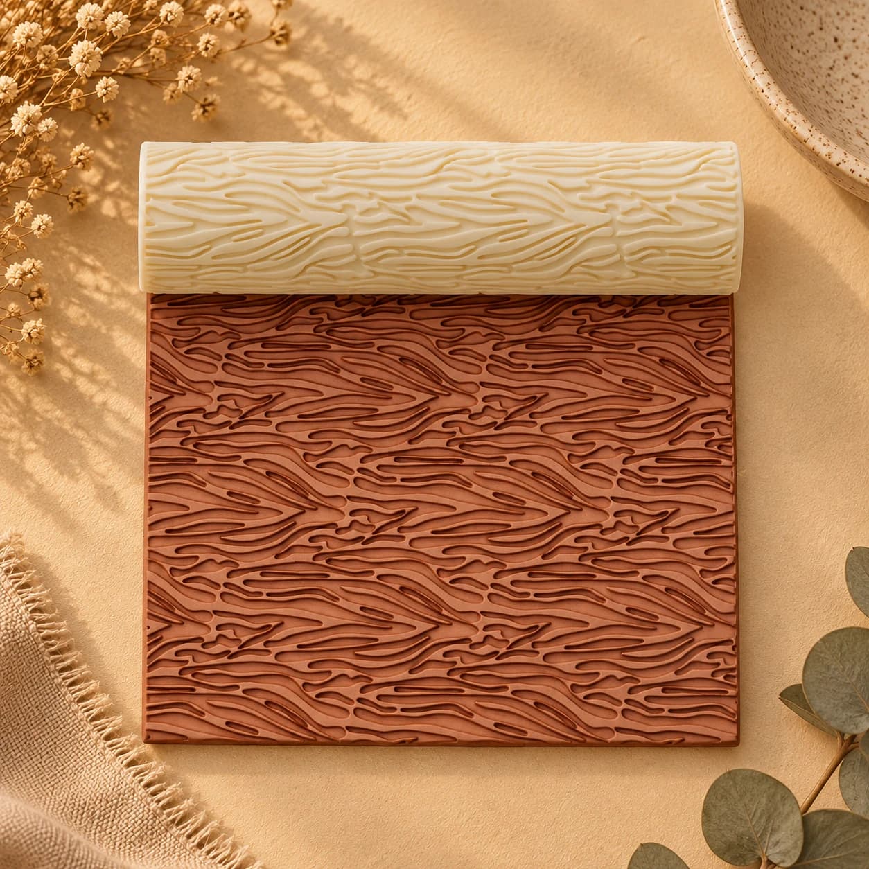 Flowing Wood Texture Roller